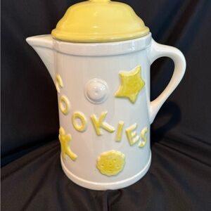 Large Coffee Tea Pot Cookie Jar 12”